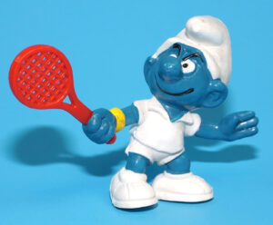 SMURFS 20049 TENNIS SMURF HONG KONG COO 1979 SCHLEICH