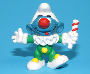 SMURFS 20090 CLOWN SMURF JESTER W. GERMANY COO 1976 BULLY SCHLEICH