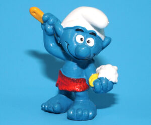 SMURFS 20108 SAUNA SMURF HONG KONG COO 1979 SCHLEICH