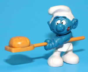 SMURFS 20113 BAKER SMURF HONG KONG COO 1980 SCHLEICH