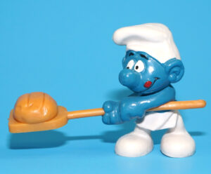 SMURFS 20113 BAKER SMURF HONG KONG COO 1980 SCHLEICH