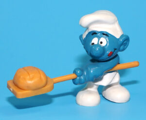 SMURFS 20113 BAKER SMURF HONG KONG COO 1980 SCHLEICH