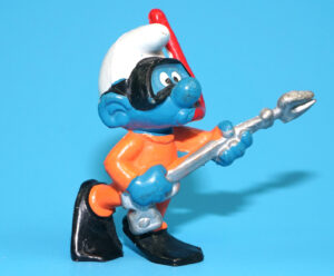 SMURFS 20120 FROGMAN SMURF HONG KONG COO 1980 SCHLEICH