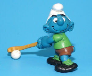 SMURFS 20133 FIELD HOCKEY SMURF W. GERMANY COO 1981 SCHLEICH