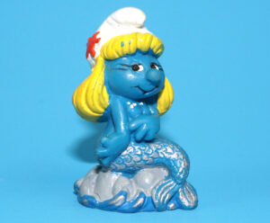 SMURFS 20142 MERMAID SMURFETTE W. GERMANY COO 1981 SCHLEICH