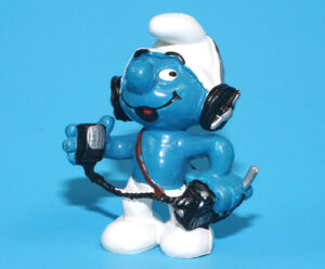 SMURFS 20143 CB OPERATOR SMURF W. GERMANY COO 1982 SCHLEICH