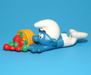 SMURFS 20161 CLUMSY SMURF W. GERMANY COO 1983 SCHLEICH