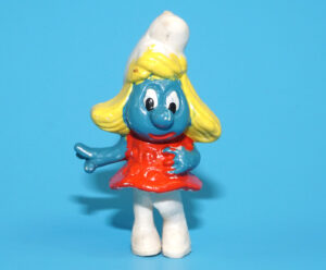 SMURFS KNOCK-OFF 20034 SMURFETTE GROTESQUE W. GERMANY COO DUTCH KO 1980s BOOTLEG