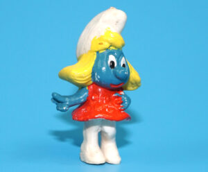 SMURFS KNOCK-OFF 20034 SMURFETTE GROTESQUE W. GERMANY COO DUTCH KO 1980s BOOTLEG