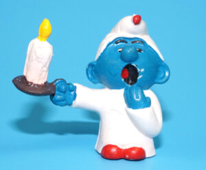 SMURFS KNOCK-OFF NIGHTGOWN SMURF NO COO SPANISH KO 1980s BOOTLEG