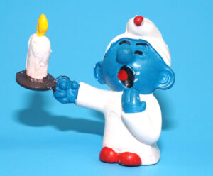 SMURFS KNOCK-OFF NIGHTGOWN SMURF NO COO SPANISH KO 1980s BOOTLEG