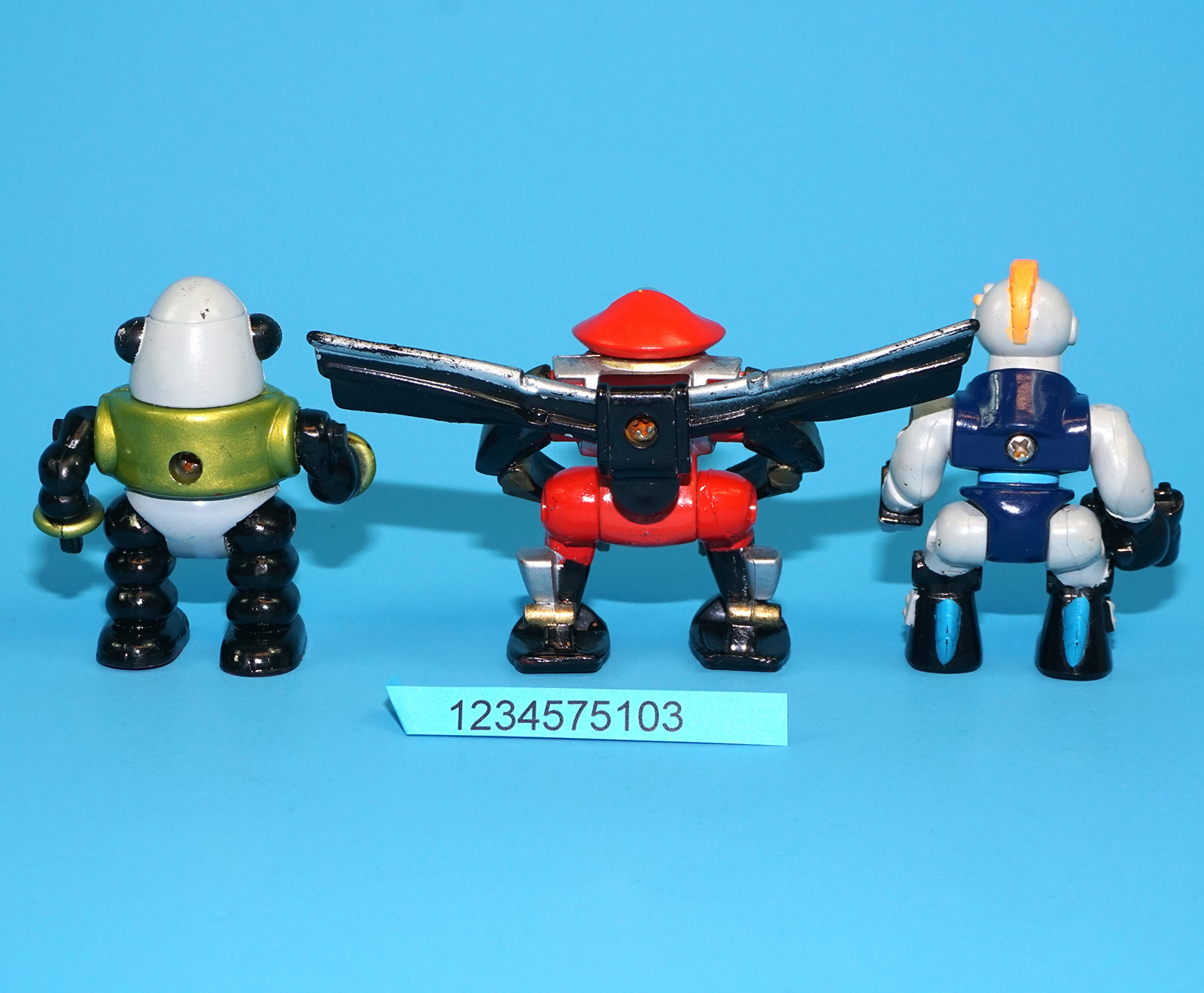 MICRO MACHINES Z-BOTS ZBOTS SERIES 1 3-PACK DRAXON FUSOR PROTON 1992 GALOOB - Image 5