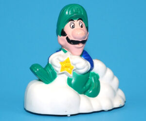 SUPER MARIO 3 LUIGI HAPPY MEAL TOY 1990 MCDONALDS PROMO NINTENDO