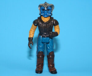 STAR WARS CUSTOM VINTAGE CANTINA OR JABBA’S THRONE CREATURE QUALITY FIGURE FROM VINTAGE KENNER PARTS