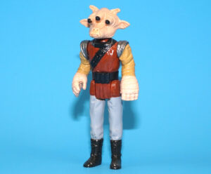 STAR WARS CUSTOM VINTAGE CANTINA OR JABBA’S THRONE CREATURE QUALITY FIGURE FROM VINTAGE KENNER PARTS