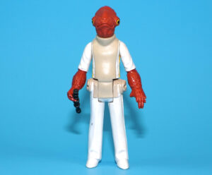 STAR WARS ROTJ ADMIRAL ACKBAR HONG KONG UNITOY 100% COMPLETE & ORIGINAL C8+ 1982 KENNER
