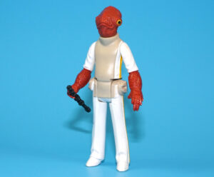STAR WARS ROTJ ADMIRAL ACKBAR HONG KONG UNITOY 100% COMPLETE & ORIGINAL C8+ 1982 KENNER
