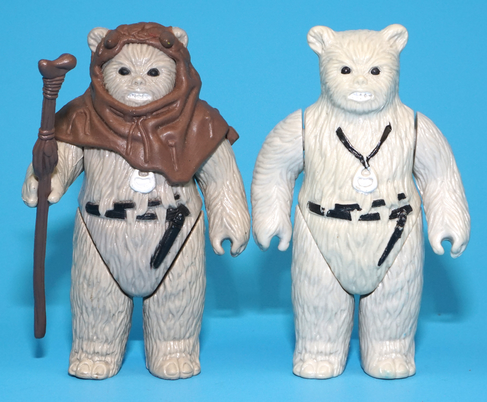 STAR WARS ROTJ CHIEF CHIRPA H.K. COO WHITE FUR C8+ 1983 KENNER EURO TRI LOGO - Image 4