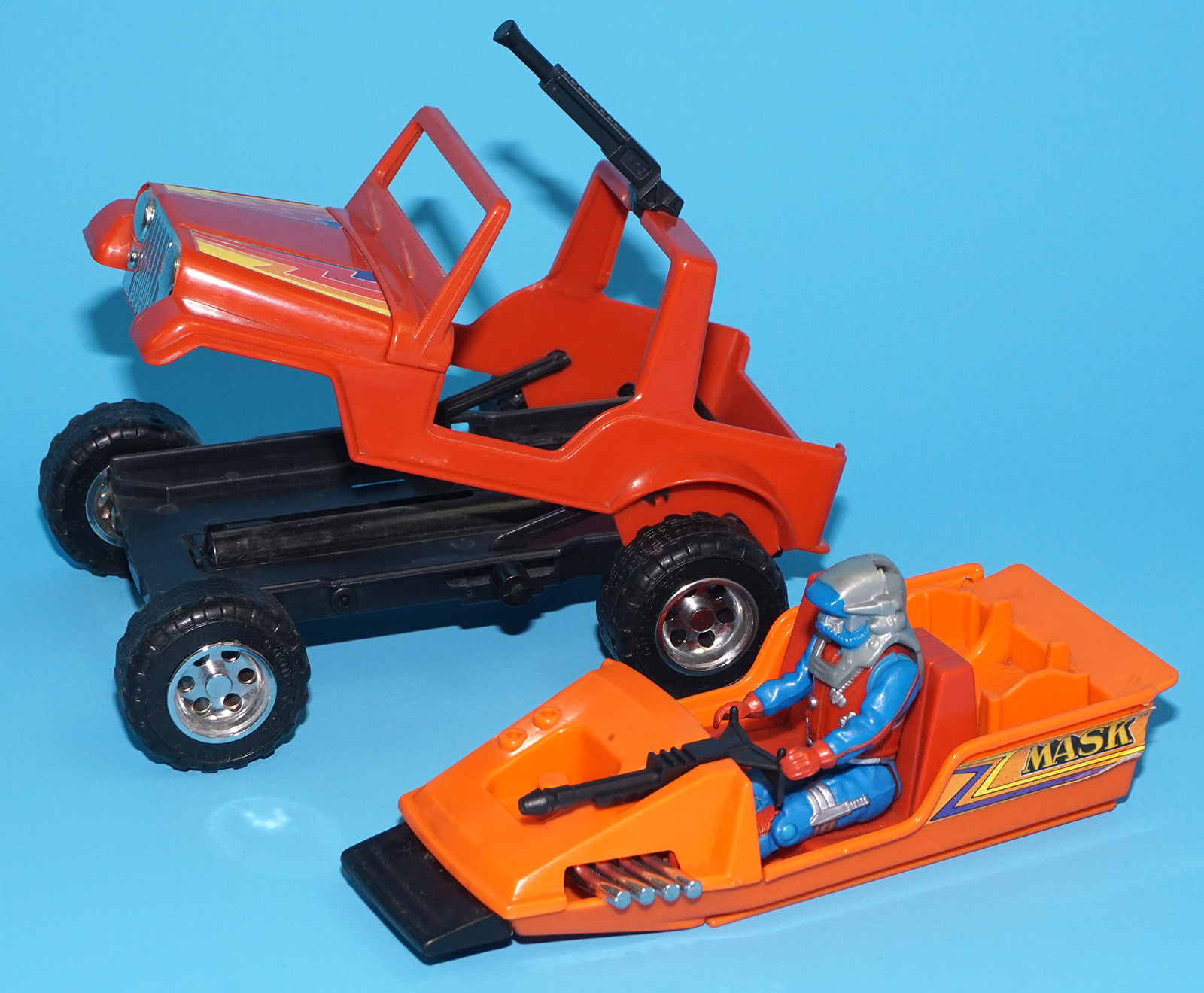 M.A.S.K GATOR 4X4 JEEP & DUSTY HAYES 100% COMPLETE 1985 KENNER WORKS! - Image 5