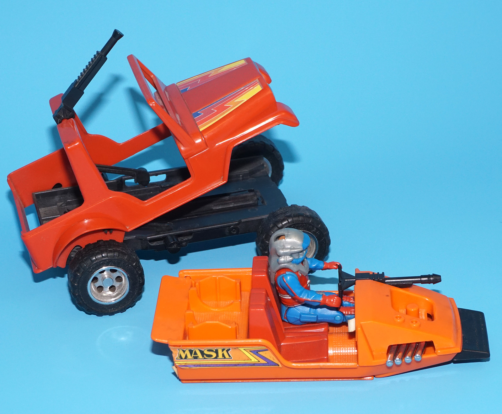 M.A.S.K GATOR 4X4 JEEP & DUSTY HAYES 100% COMPLETE 1985 KENNER WORKS! - Image 6