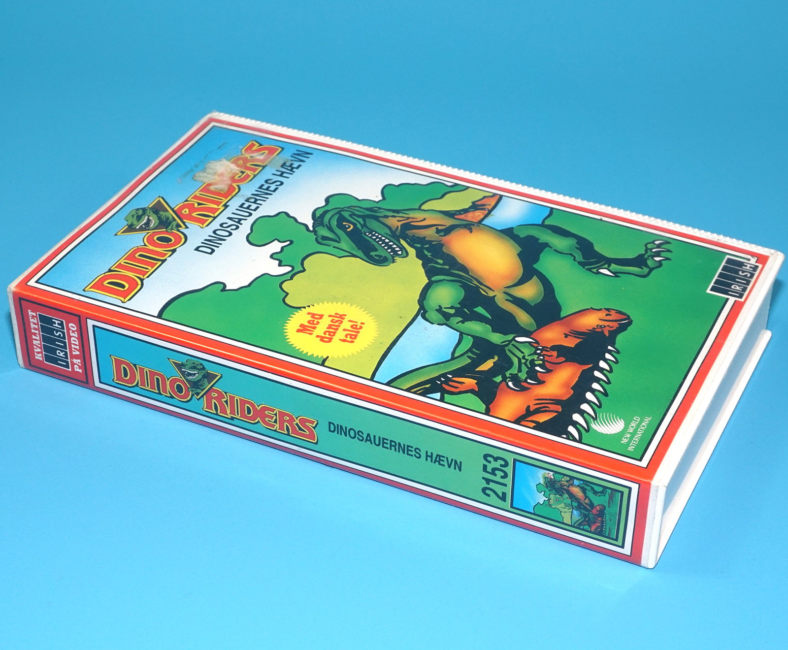 DINO RIDERS VHS VIDEO TAPE DINOSAUERNES HÆVN MED DANSK TALE 1988 IRISH - Image 3