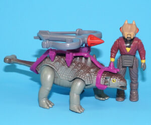 DINO RIDERS ANKYLOSAURUS & STING 100% COMPLETE 1988 TYCO