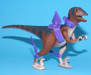 CADILLACS AND DINOSAURS HERMES (DEINONYCHUS) 100% COMPLETE 1993 TYCO DINO RIDERS