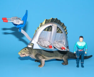 DINO RIDERS DIMETRODON & SHADO NEAR COMPLETE 1989 TYCO