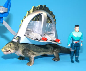 DINO RIDERS DIMETRODON & SHADO NEAR COMPLETE 1989 TYCO