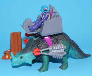 DINO RIDERS MONOCLONIUS & MAKO NEAR COMPLETE 1988 TYCO