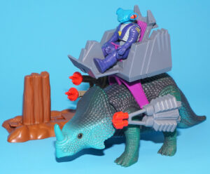 DINO RIDERS MONOCLONIUS & MAKO NEAR COMPLETE 1988 TYCO