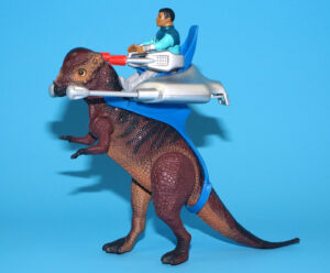 DINO RIDERS PACHYCEPHALOSAURUS & TAGG NEAR COMPLETE 1989 TYCO