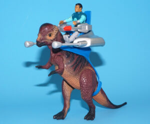 DINO RIDERS PACHYCEPHALOSAURUS & TAGG NEAR COMPLETE 1989 TYCO