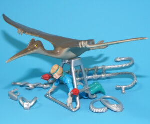 DINO RIDERS PTERODACTYL & LLAHD 100% COMPLETE 1988 TYCO