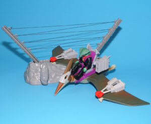 DINO RIDERS PTERANODON & RASP 99% COMPLETE 1988 TYCO READ