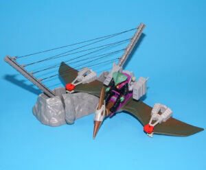 DINO RIDERS PTERANODON & RASP 99% COMPLETE 1988 TYCO READ