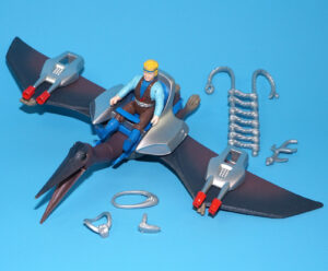 DINO RIDERS QUETZALCOATLUS & YUNGSTAR 99% COMPLETE 1988 TYCO