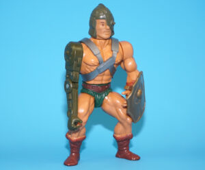 MOTU KO DEFENDERS OF THE PLANETS STRONGARM 100% COMPLETE 1985 SPARKLE TOYS GALAXY FIGHTERS