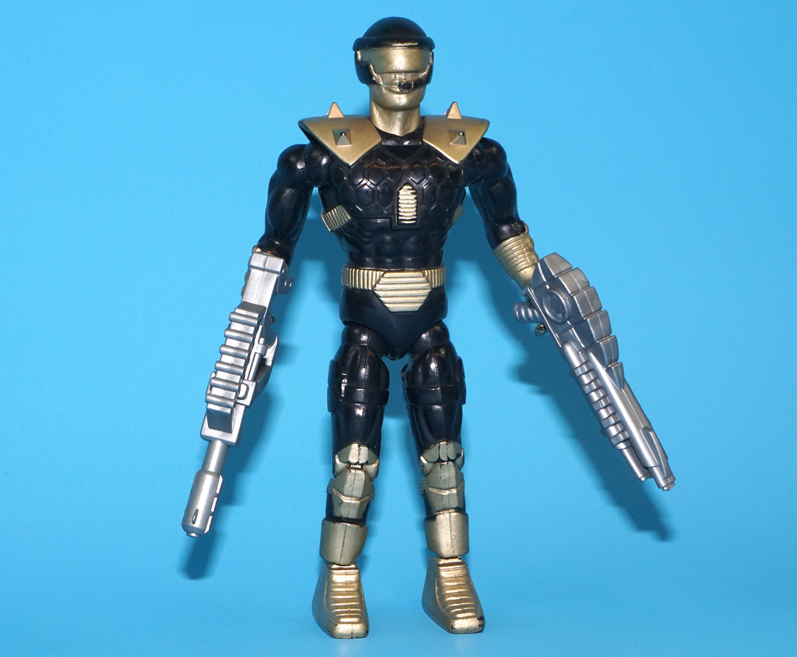 ATOMIC RANGER WARRIORS BLACK RANGER 100% COMPLETE 1991 LANARD MMPR POWER RANGERS KO - Image 2