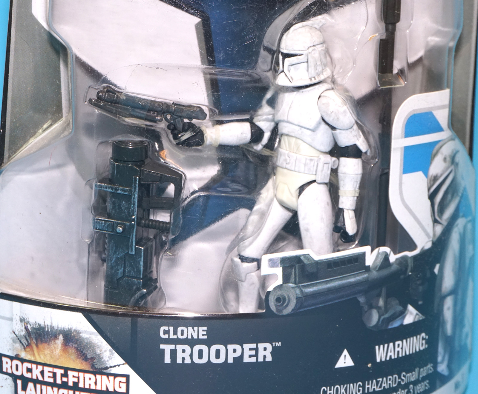 STAR WARS CLONE WARS CLONE TROOPER #5 MOC MOSC 2008 HASBRO - Image 2