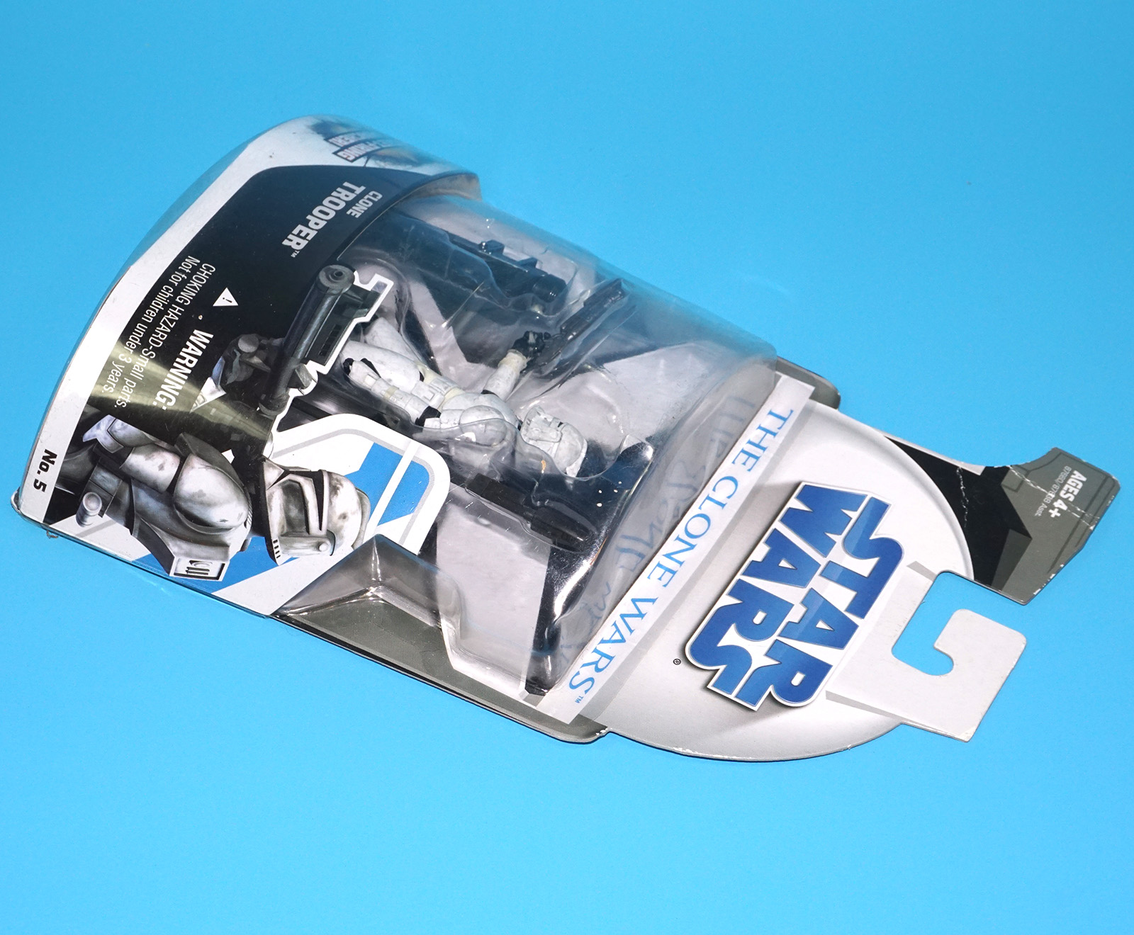 STAR WARS CLONE WARS CLONE TROOPER #5 MOC MOSC 2008 HASBRO - Image 4