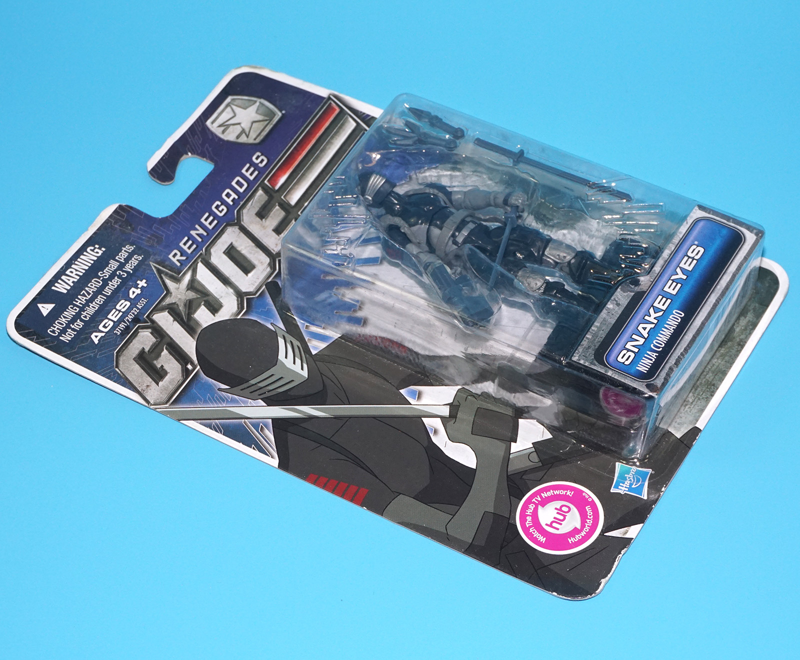 2011 GI JOE 30TH RENEGADES SNAKE EYES NINJA COMMANDO v56 MOC MOSC HASBRO 25TH ANNIVERSARY - Image 3