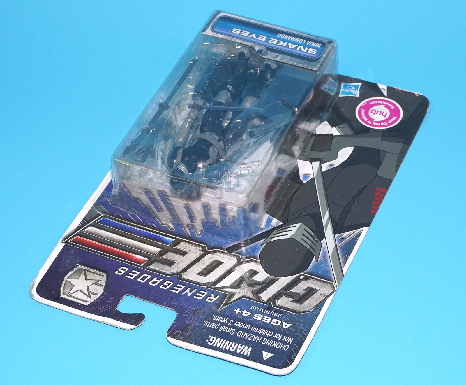 2011 GI JOE 30TH RENEGADES SNAKE EYES NINJA COMMANDO v56 MOC MOSC HASBRO 25TH ANNIVERSARY - Image 4