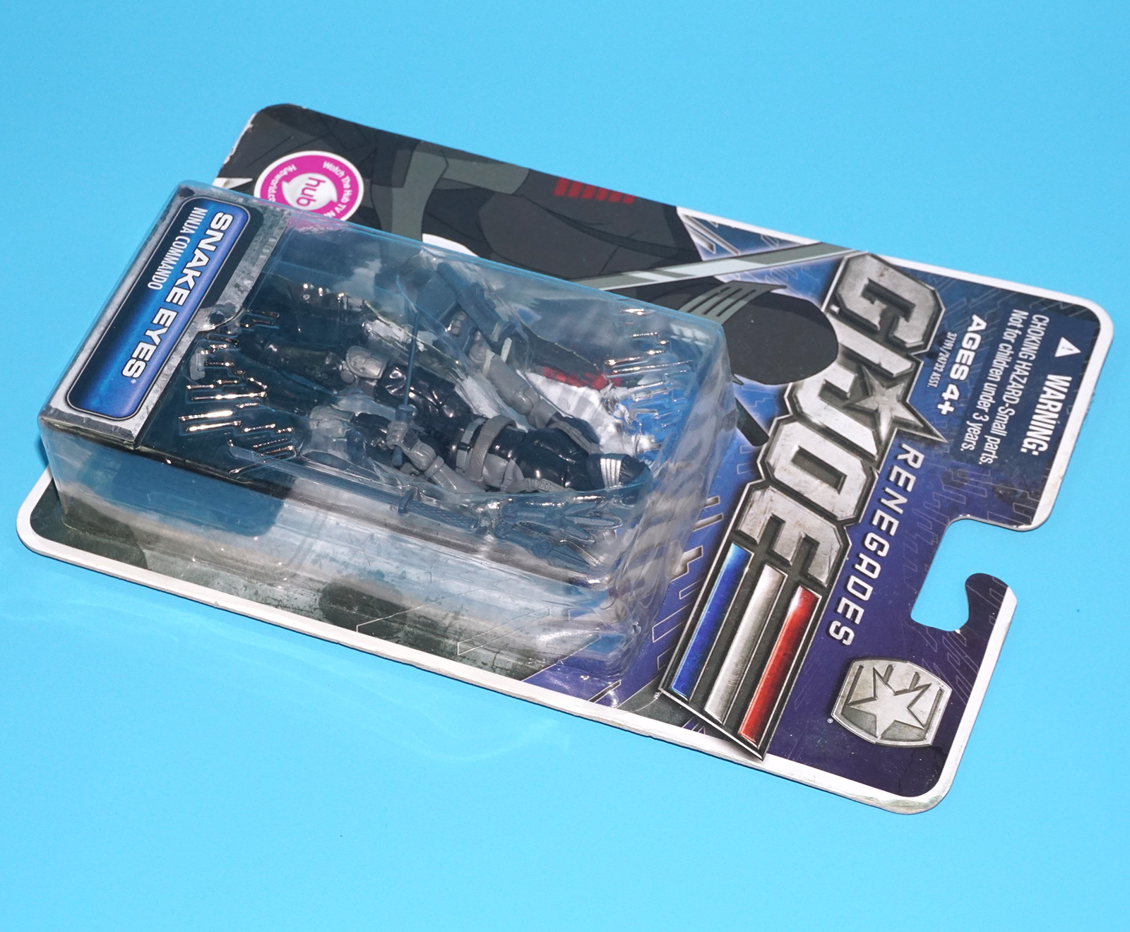 2011 GI JOE 30TH RENEGADES SNAKE EYES NINJA COMMANDO v56 MOC MOSC HASBRO 25TH ANNIVERSARY - Image 5