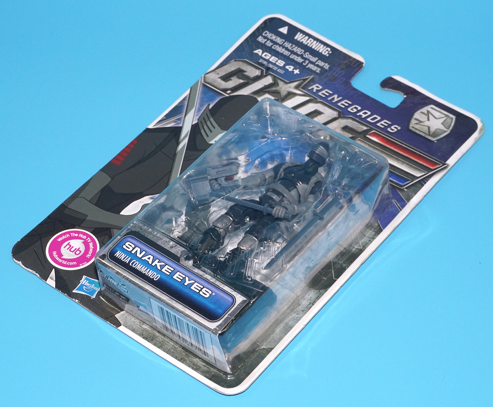 2011 GI JOE 30TH RENEGADES SNAKE EYES NINJA COMMANDO v56 MOC MOSC HASBRO 25TH ANNIVERSARY - Image 7