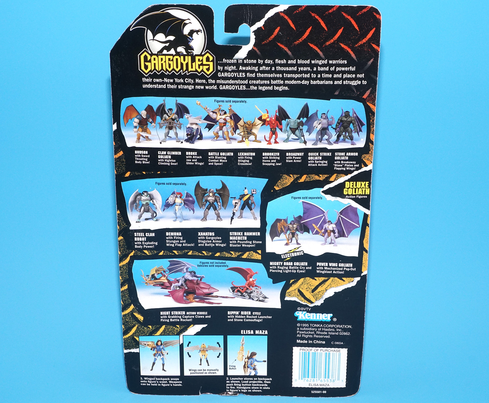 GARGOYLES ELISA MAZA MOC MOSC US CARD 1995 KENNER TONKA - Image 7