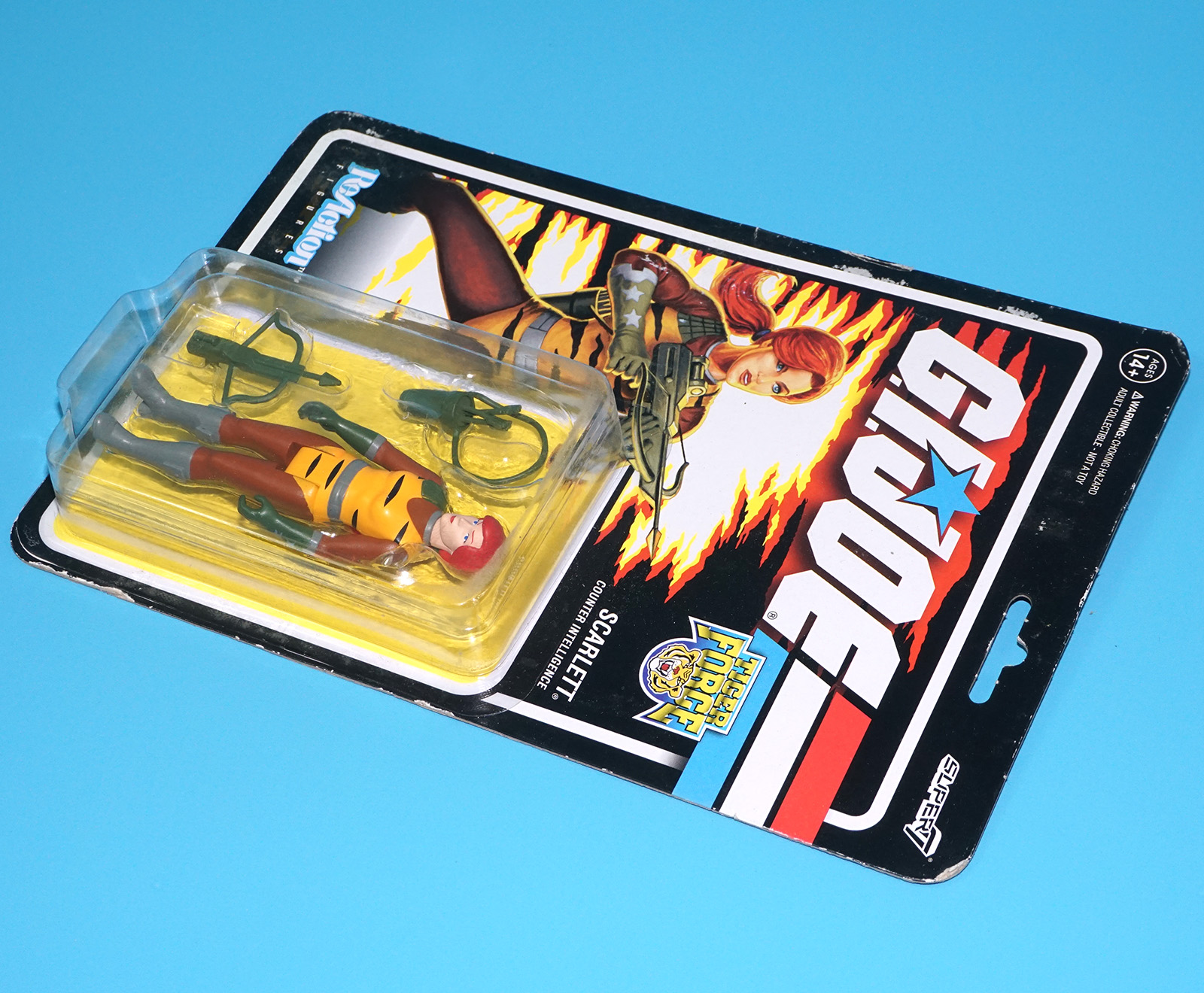 2023 GI JOE REACTION FIGURES TIGER FORCE SCARLETT MOC MOSC SUPER7 - Image 5