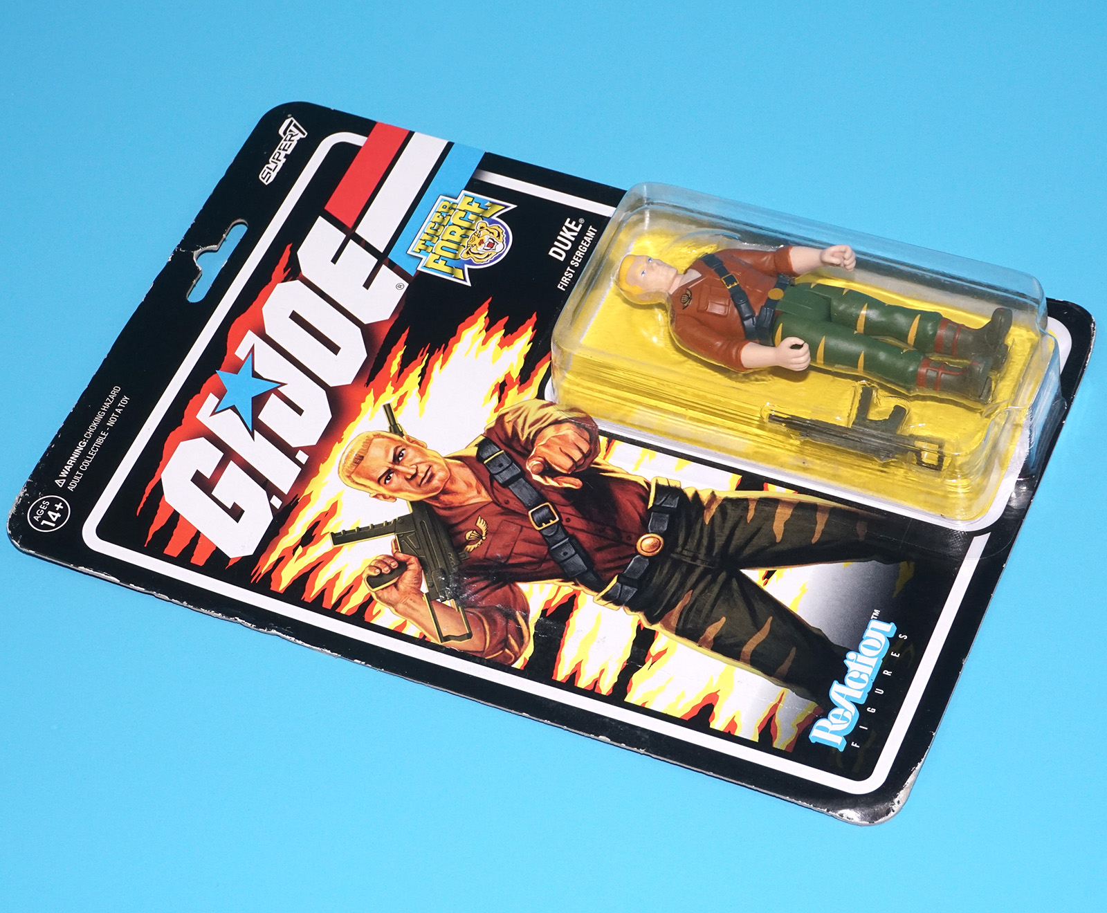 2023 GI JOE REACTION FIGURES TIGER FORCE DUKE MOC MOSC SUPER7 - Image 3