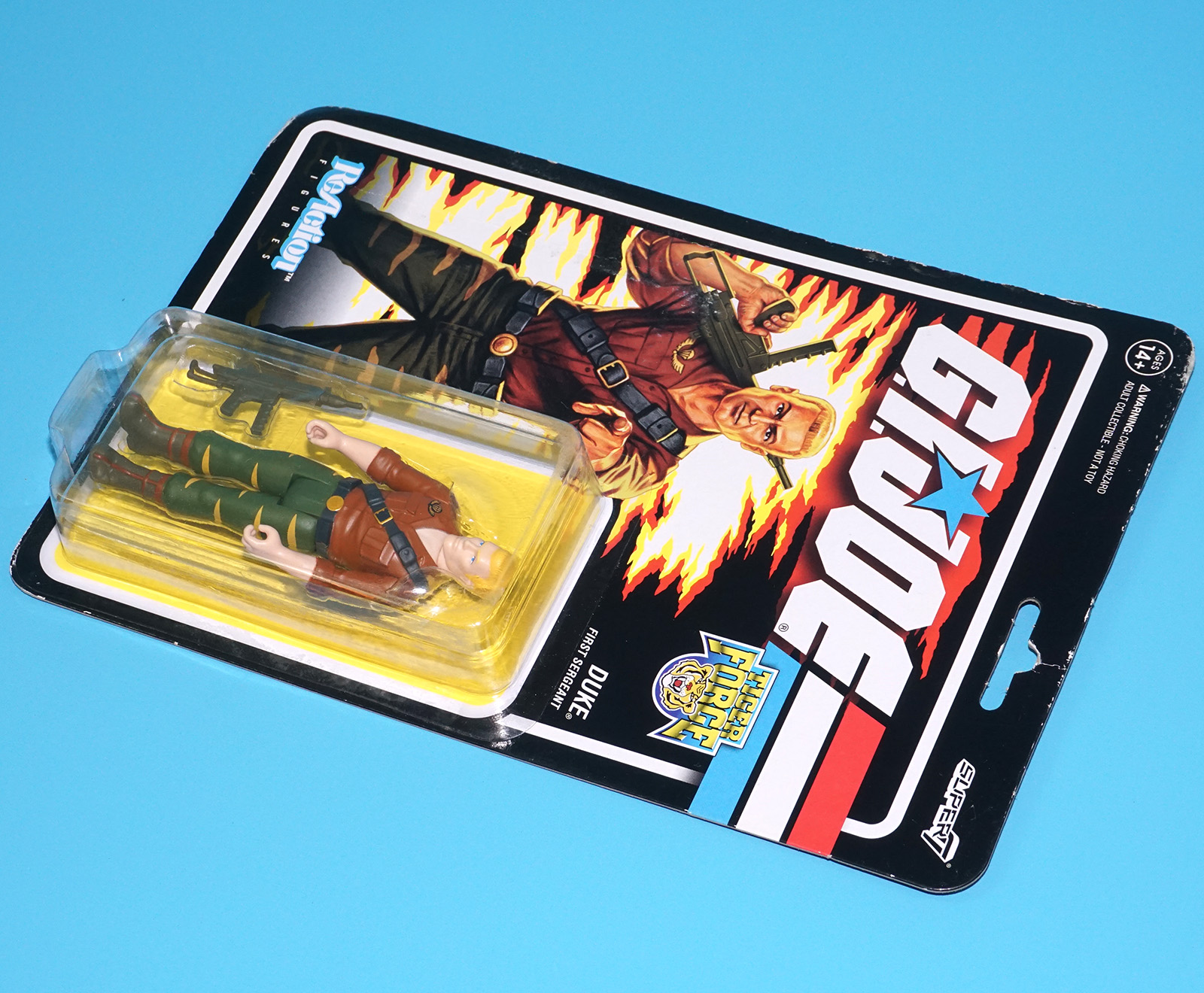 2023 GI JOE REACTION FIGURES TIGER FORCE DUKE MOC MOSC SUPER7 - Image 4