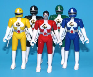 STELLAR FORCE MIGHTY ROBOTIC WARRIORS (5X) COMPLETE 1995 CHAP MEI READ